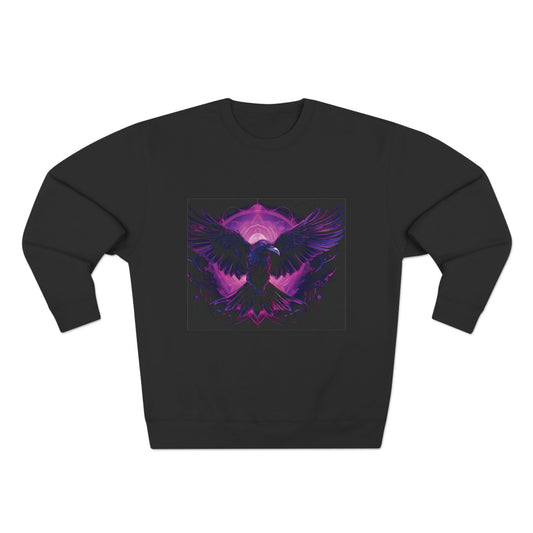 Raven Purple Aura Unisex Crewneck Sweatshirt