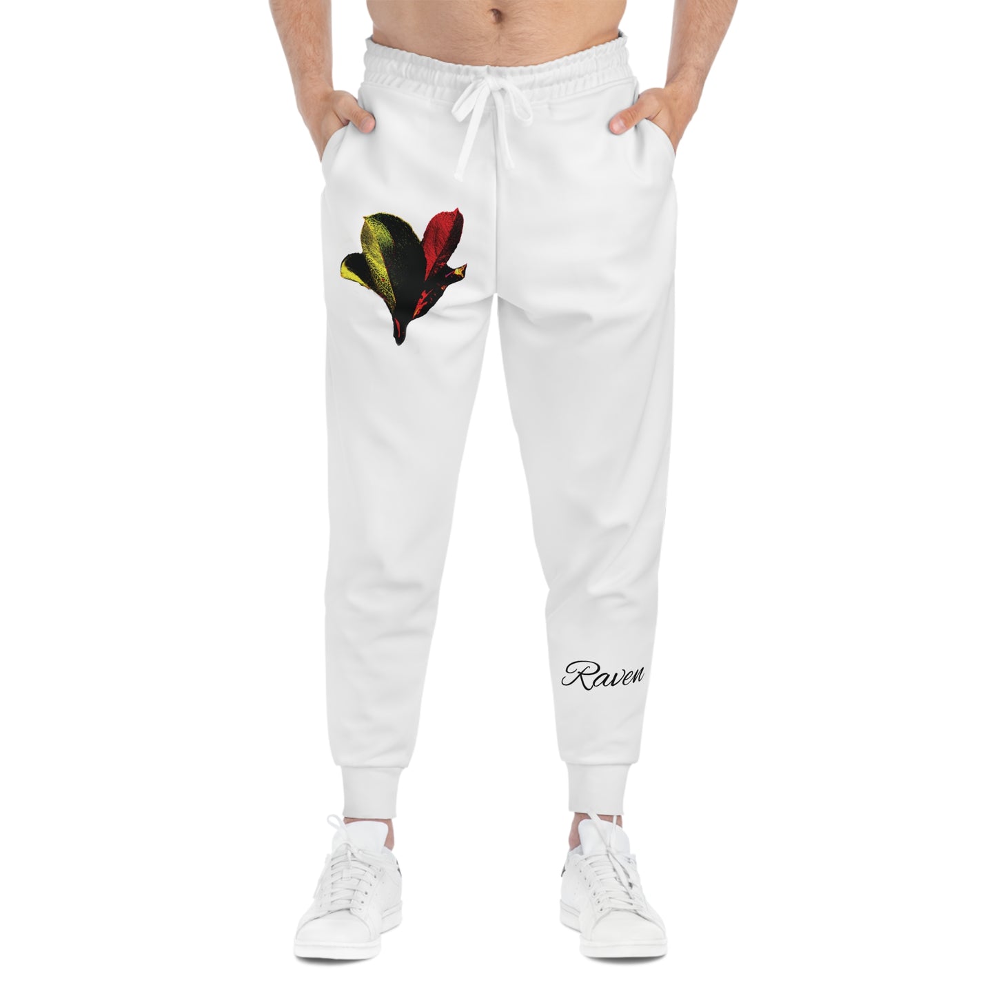 Athletic Joggers (AOP) White